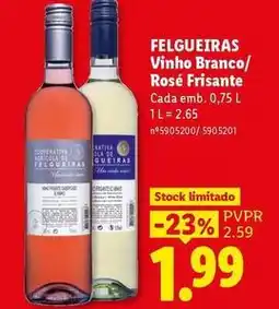 Lidl Felgueiras - vinho branco/rosé frisante promoção