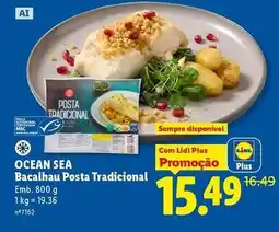 Lidl Ocean sea - bacalhau posta tradicional promoção