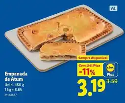 Lidl com - empanada de atum promoção