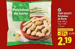 Lidl Chef select - pelxinhos da horta promoção