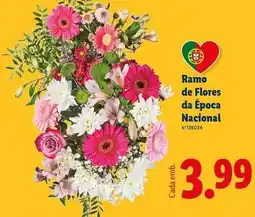 Lidl Nacional - ramo de flores da epoca promoção
