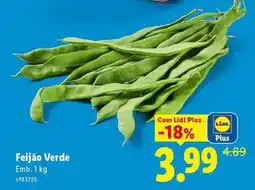Lidl com - feijão verde promoção