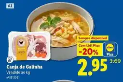 Lidl com - canja de galinha promoção
