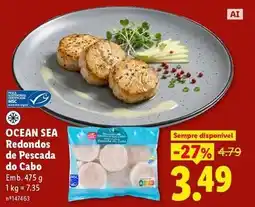 Lidl Ocean sea - redondos de pescada do cabo promoção