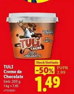 Lidl A+ - creme de chocolate promoção