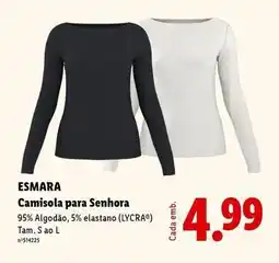 Lidl Esmara - camisola para senhora promoção