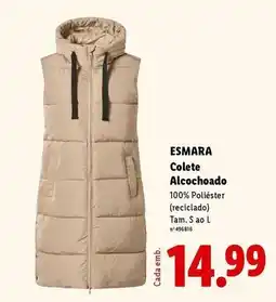 Lidl Esmara - colete alcochoado promoção
