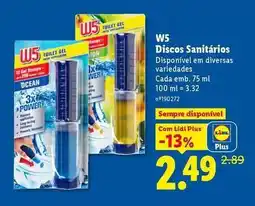 Lidl W5 - discos sanitarios promoção