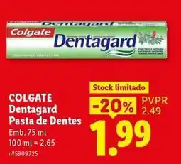 Lidl Colgate - dentagard pasta de dentes promoção