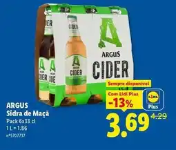 Lidl Argus - sidra de maçã promoção