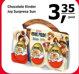 Mota Reis Chocolate Kinder Joy Surpresa 3un promoção