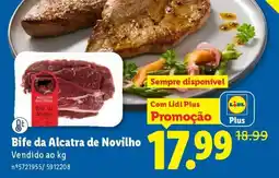 Lidl Bife da Alcatra de Novilho promoção