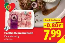 Lidl Coelho Desmanchado promoção