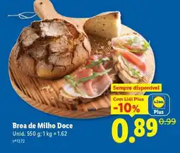 Lidl Broa de Milho Doce promoção