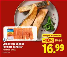 Lidl Lombos de Salmão Formato Familiar promoção