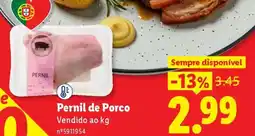 Lidl Pernil de Porco promoção