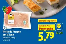 Lidl Peito de Frango em Vácuo promoção