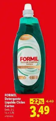 Lidl FORMIL promoção