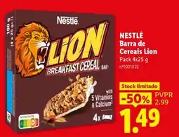 Lidl NESTLÉ Barra de Cereais Lion promoção
