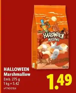 Lidl Halloween Marshmallow promoção