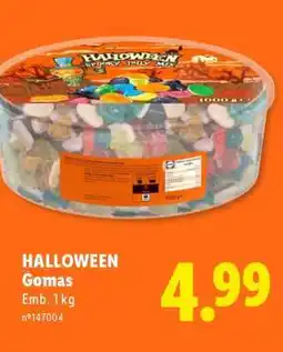 Lidl HALLOWEEN Gomas promoção