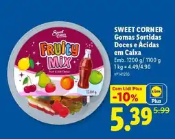 Lidl SWEET CORNER Gomas Sortidas Doces e Ácidas em Caixa promoção