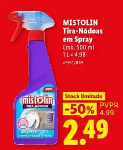 Lidl Mistolin Tira-nódoas em Spray promoção