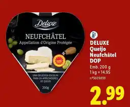 Lidl Deluxe Queijo Neufchâtel DOP promoção