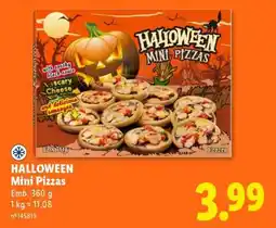 Lidl Halloween Mini Pizzas promoção