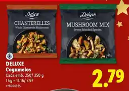 Lidl DELUXE Cogumelos promoção