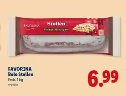 Lidl Favorina Bolo Stollen promoção