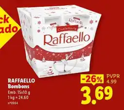 Lidl RAFFAELLO Bombons promoção