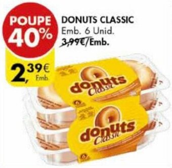 Pingo Doce Donuts Classic 6 Unid promoção