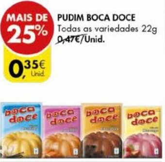 Pingo Doce Pudim Boca Doce 22g promoção