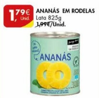 Pingo Doce Ananás em Rodelas 825g promoção