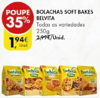 Pingo Doce Bolachas Softbakes Belvita 250g promoção