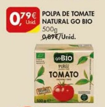 Pingo Doce Polpa de Tomate Natural Go Bio 500g promoção