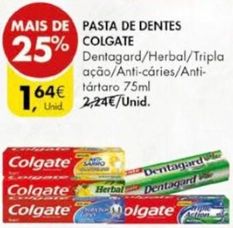 Pingo Doce Pasta de Dentes Colgate 75ml promoção