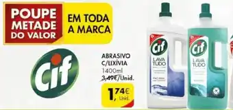 Pingo Doce Abrasivo c/Lixívia 1400ml promoção