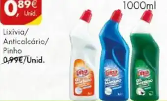 Pingo Doce Abrasivo Sanitário em Gel Ultra Pro Lixívia/Anticalcário/Pinho 1000ml promoção