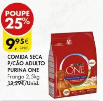 Pingo Doce Comida Seca P/Cão Adulto Purina One 2,5kg promoção