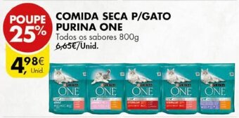 Pingo Doce Comida Seca P/Gato Purina One 800g promoção