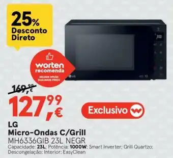Worten LG Micro-Ondas c/Grill 1000W promoção