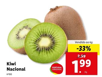 Lidl Kiwi Nacional promoção