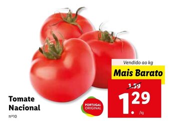 Lidl Tomate Nacional promoção