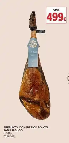 Supercor Presunto 100% iberico bolota promoção