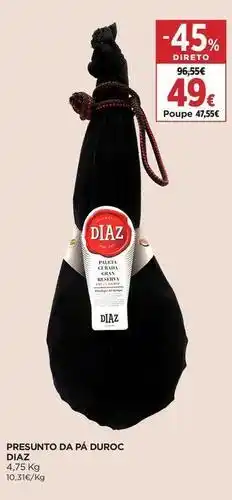 Supercor Presunto da pa duroc promoção