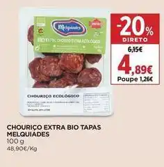 Supercor Bio - chourico extra bio tapas promoção