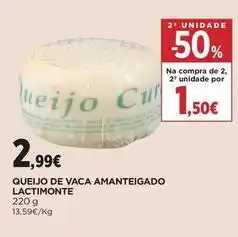 Supercor Lactimonte - queijo de vaca amanteigado promoção