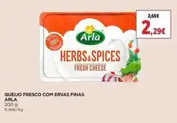 Supercor com - queijo fresco com ervas finas promoção